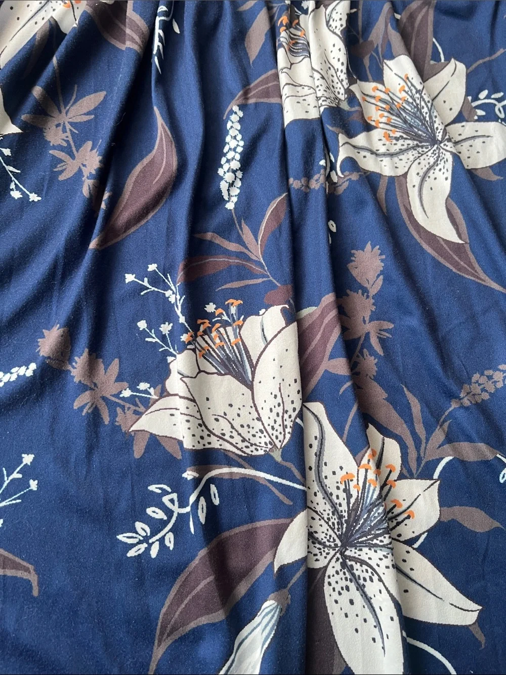 Navy Floral Women’s Dress